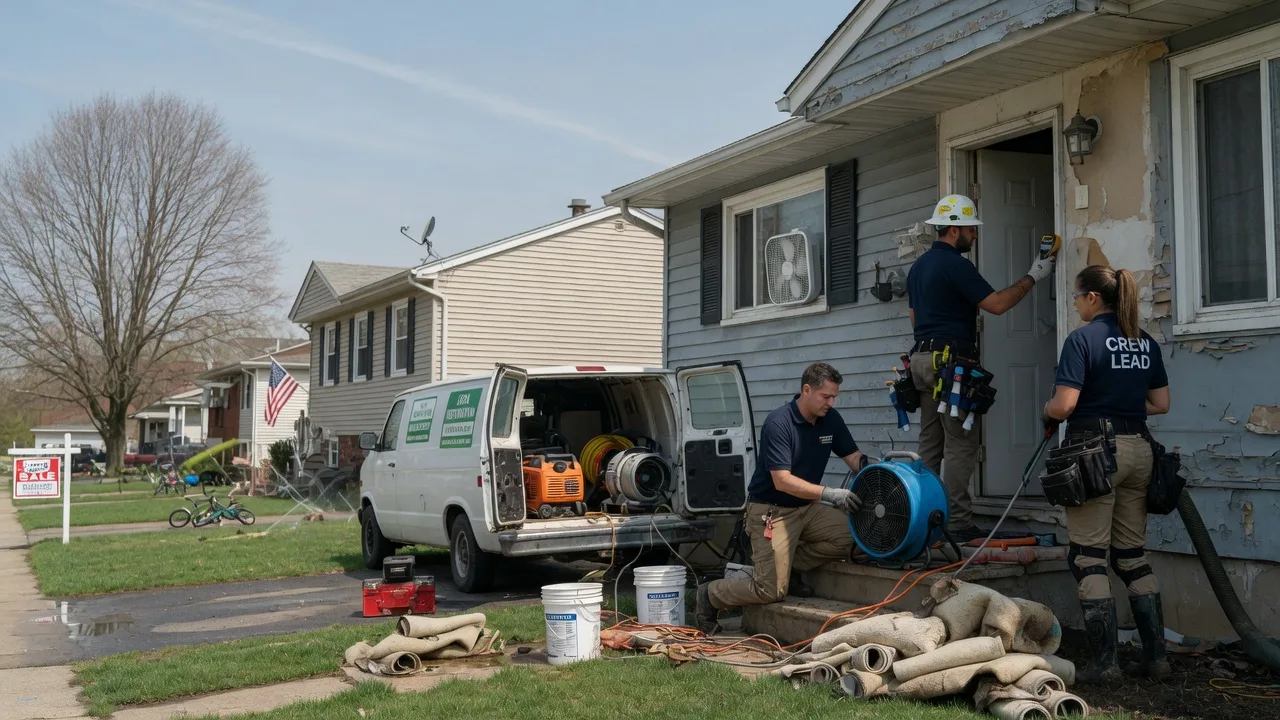 Flood Cleanup in Roseville, OH near me