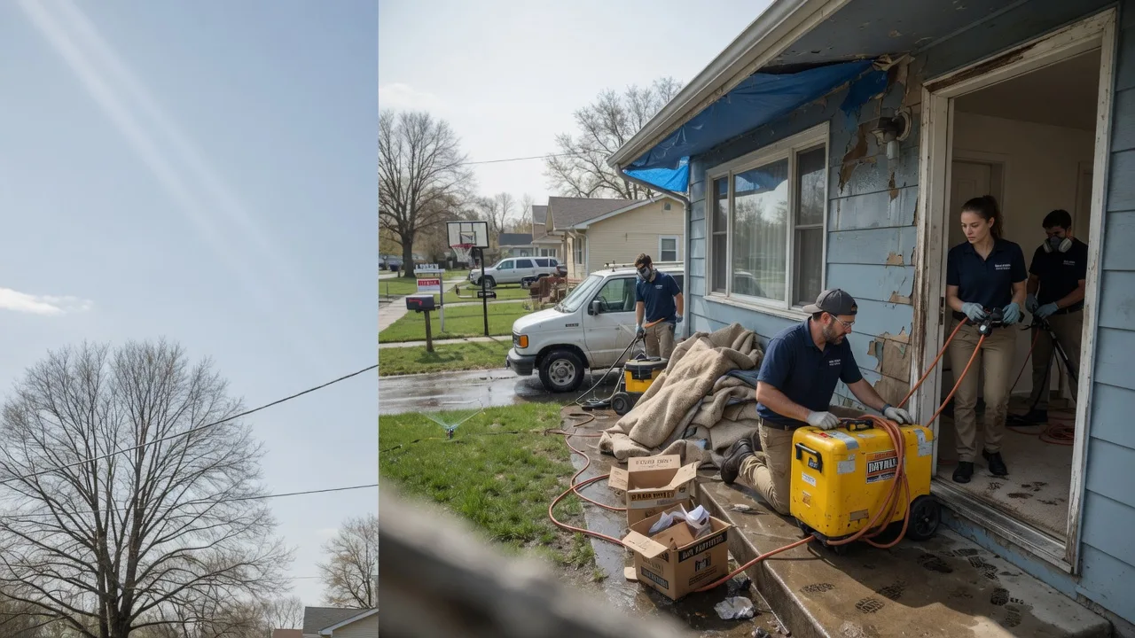 Basement Flood Cleanup in Roseville, OH near me